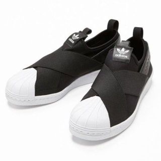 アディダス(adidas)の新品 ☆ アディダス S81337 SUPERSTAR SLIP ON W (スリッポン/モカシン)