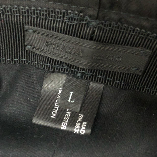 PRADAプラダブラックナイロンバケットハット | www.rasyomed.com.tr