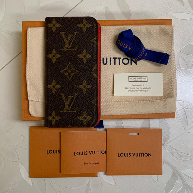LOUIS VUITTON - ルイヴィトン　iPhone 6 7 8ケース・カバー　モノグラム×レッドの通販