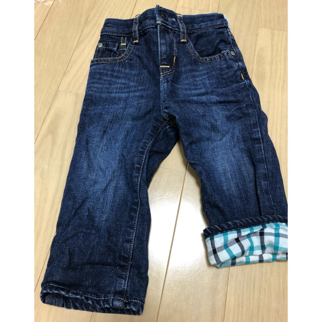 babyGAP(ベビーギャップ)のbabygap デニムパンツ　80センチ キッズ/ベビー/マタニティのベビー服(~85cm)(パンツ)の商品写真