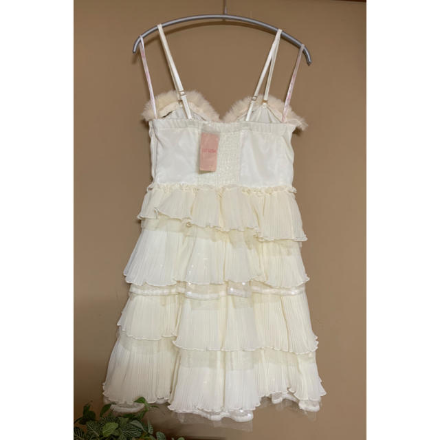 LIZ LISA(リズリサ)のリズリザ　ミニフリルワンピース　ドレス　タグ付き レディースのフォーマル/ドレス(ミニドレス)の商品写真