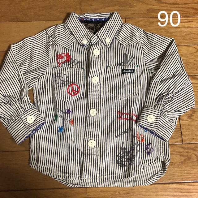 JUNK STORE(ジャンクストアー)のシャツ　90 キッズ/ベビー/マタニティのキッズ服男の子用(90cm~)(ジャケット/上着)の商品写真