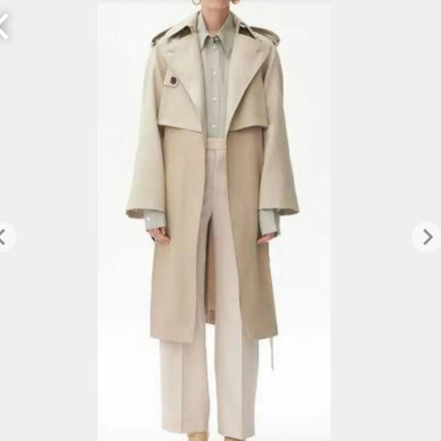 大人女性の celine - バイマテリアルトレンチコート 34 セリーヌ