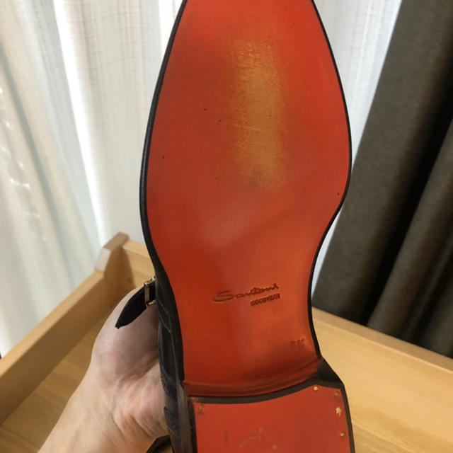 Santoni(サントーニ)の未使用　サントーニ　ダブルモンク　UK5.5 メンズの靴/シューズ(ドレス/ビジネス)の商品写真