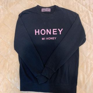 ハニーミーハニー(Honey mi Honey)のハニーミーハニー　ロゴトレーナー　！！最終値下！！(トレーナー/スウェット)