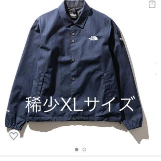 ザノースフェイス(THE NORTH FACE)のノースフェイス GTXコーチジャケット インディゴ XLサイズ 新品未使用(Gジャン/デニムジャケット)