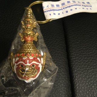 レア物？タイ国際開発協力機構　キーホルダー　民芸品　寺院(その他)