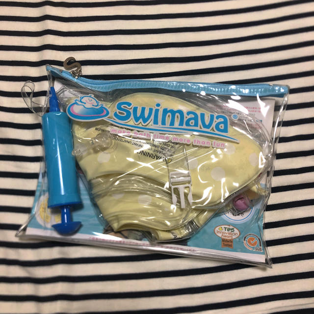 SWIMMER(スイマー)のスイマーバ　首リング　美品 キッズ/ベビー/マタニティのおもちゃ(お風呂のおもちゃ)の商品写真