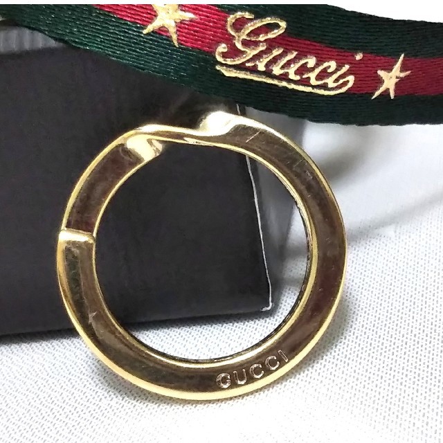 Gucci - 正規品☆GUCCI/グッチ キーリング/キーホルダー【小】ゴールドカラーの通販 by ひらりん's ⇒ shop ️"｜グッチ