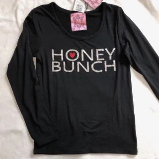 ハニーバンチ(Honey Bunch)の新品⭐︎ビジューつきカットソー(カットソー(長袖/七分))