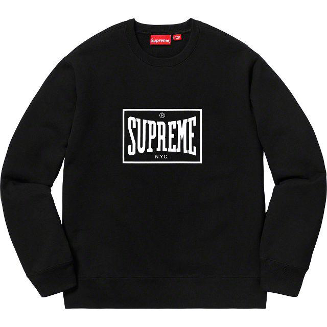 Supreme Warm Up Crewneck 黒M - スウェット