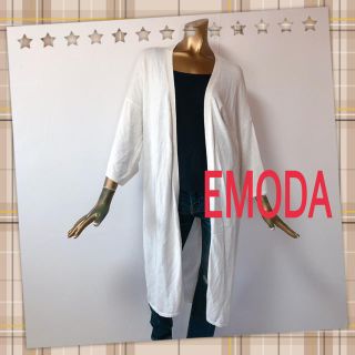 エモダ(EMODA)のEMODA ★ シンプル ゆったり 七分袖 ロングカーディガン(カーディガン)