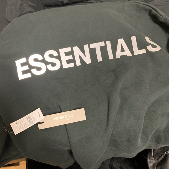 essentials reflective hoodie パーカー Mサイズ 1