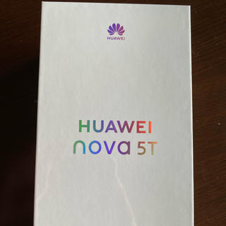 アンドロイド(ANDROID)のHUAWEI nova 5T(スマートフォン本体)