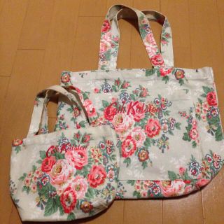 キャスキッドソン(Cath Kidston)の手提げバッグ2個セット(ハンドバッグ)