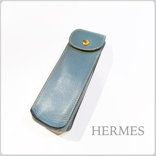 エルメス(Hermes)のHERMES レザー小物入れペンケース(ポーチ)