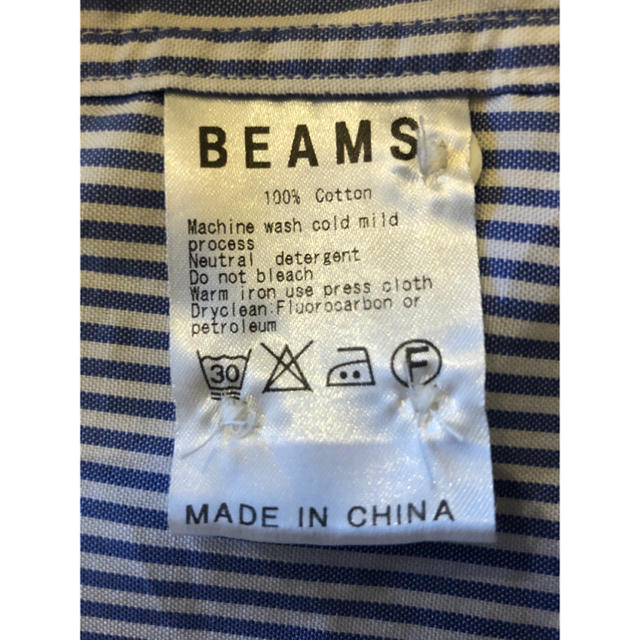 BEAMS(ビームス)のBEAMS 【美品】半袖ストライプシャツ メンズのトップス(シャツ)の商品写真