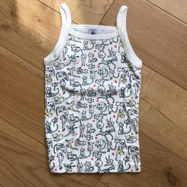 PETIT BATEAU(プチバトー)の新品☆PETIT BATEAU プチバトー　キャミソールセット☆ キッズ/ベビー/マタニティのキッズ服女の子用(90cm~)(下着)の商品写真