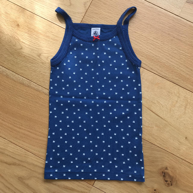 PETIT BATEAU(プチバトー)の新品☆PETIT BATEAU プチバトー　キャミソールセット☆ キッズ/ベビー/マタニティのキッズ服女の子用(90cm~)(下着)の商品写真