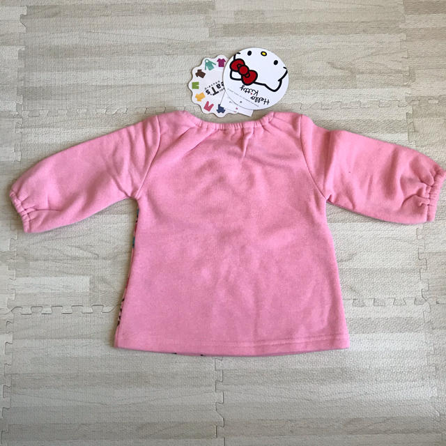 しまむら(シマムラ)の新品　キティちゃん　子供服　トップス　80 キッズ/ベビー/マタニティのベビー服(~85cm)(トレーナー)の商品写真