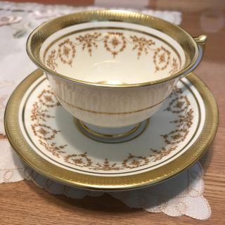 エインズレイ(Aynsley China)のエインズレイ ゴールド ダウニー カップ＆ソーサー(食器)