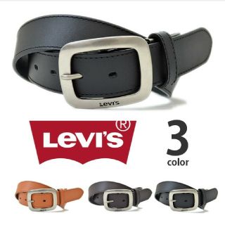 リーバイス(Levi's)の新品・未使用！ リーバイス Levi's 本革ベルト ブラック(ベルト)