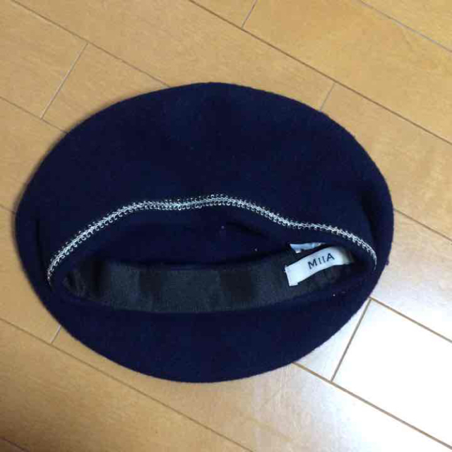 MIIA(ミーア)の新品タグ付 MIIAベレー帽 レディースの帽子(ハンチング/ベレー帽)の商品写真