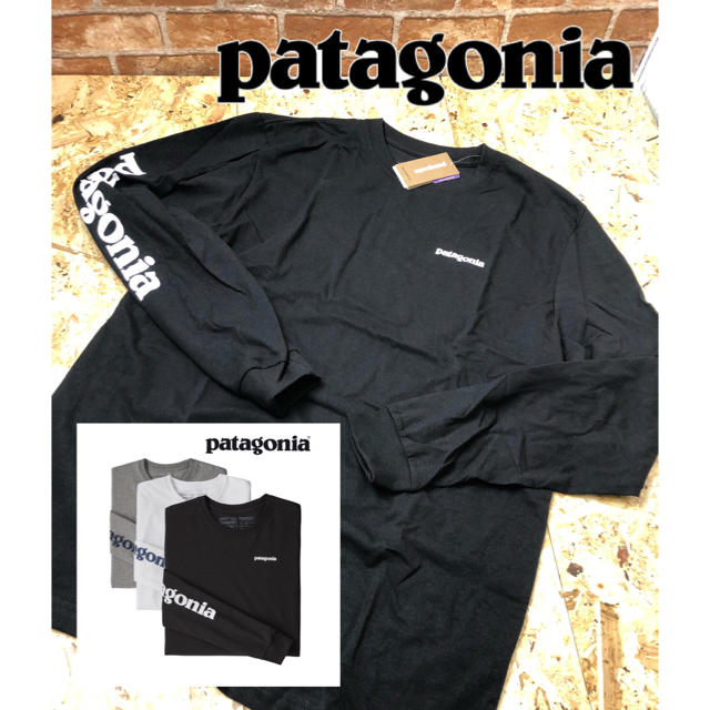 【新品・未使用】パタゴニア　39042 ブラック　ロングスリーブTシャツ　ロンT