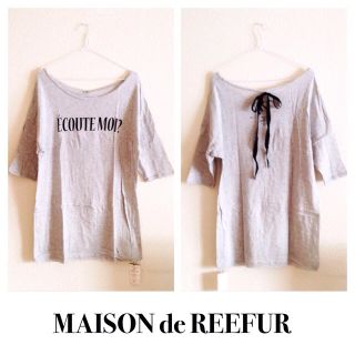 メゾンドリーファー(Maison de Reefur)の値下げ♡梨花♡カットソーワンピ♡(Tシャツ(長袖/七分))