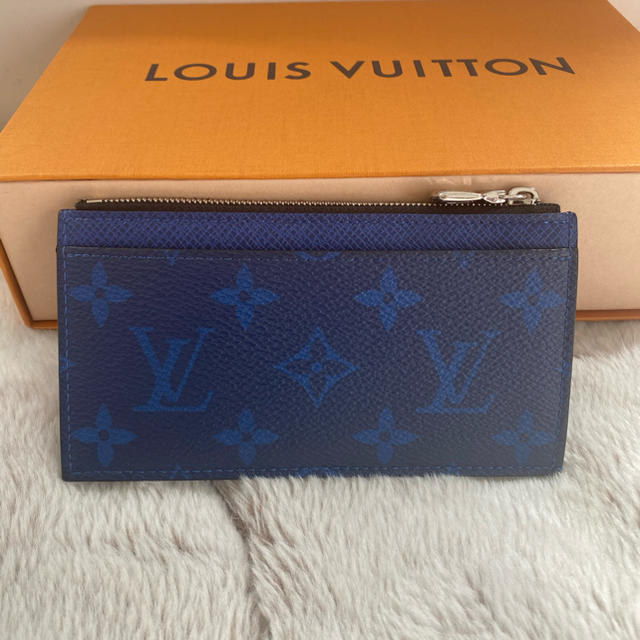 LOUIS VUITTON(ルイヴィトン)のルイ・ヴィトンM30270 コインカードフォルダ コバルト ブルー メンズのファッション小物(コインケース/小銭入れ)の商品写真