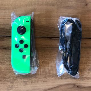 ニンテンドースイッチ(Nintendo Switch)のニンテンドースイッチ ジョイコン 左 ネオングリーン switch 新品(家庭用ゲームソフト)