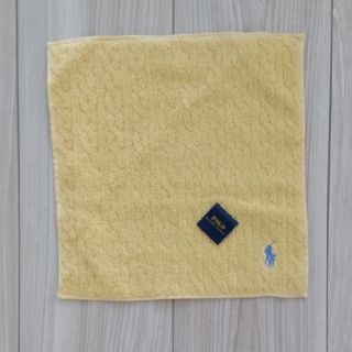 ポロラルフローレン(POLO RALPH LAUREN)のRALPH LAUREN タオルハンカチ(黄ケーブル柄)(ハンカチ)