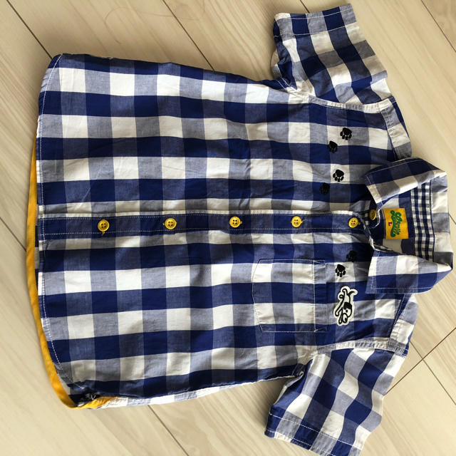 LAUNDRY(ランドリー)の男子チェックシャツ130 キッズ/ベビー/マタニティのキッズ服女の子用(90cm~)(ブラウス)の商品写真