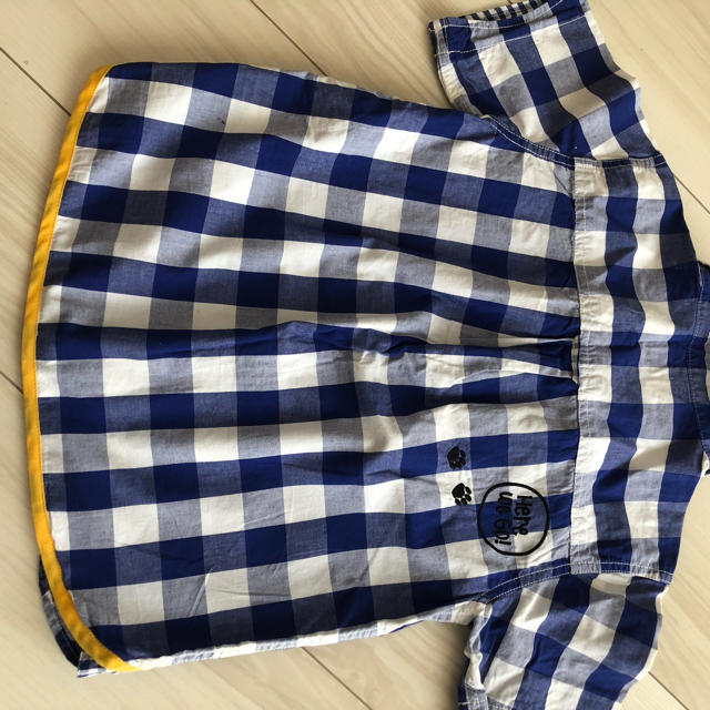 LAUNDRY(ランドリー)の男子チェックシャツ130 キッズ/ベビー/マタニティのキッズ服女の子用(90cm~)(ブラウス)の商品写真