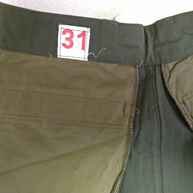 ワークパンツ/カーゴパンツ【レア？後期型31サイズ】M47パンツ　デッドストック　未洗い