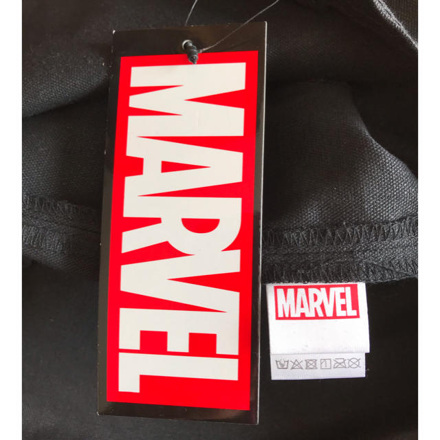 MARVEL(マーベル)の★【新品タグ付】★【MARVEL：マーベル】★◆ロゴ♪ブラックトート◆ レディースのバッグ(トートバッグ)の商品写真