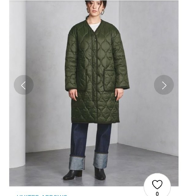 UNITED ARROWS(ユナイテッドアローズ)のUNITED ARROWS キルティングコート レディースのジャケット/アウター(ロングコート)の商品写真