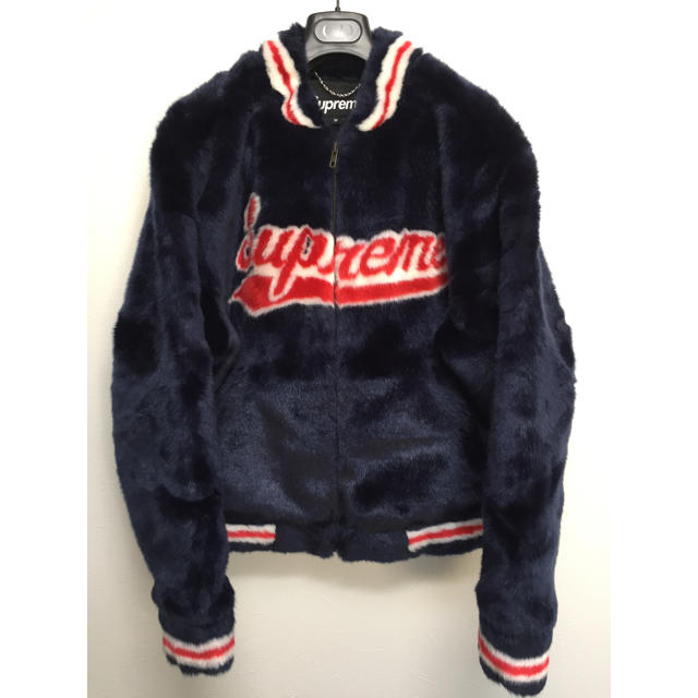 Supreme Faux Fur Varsity Jacket M シュプリームのサムネイル