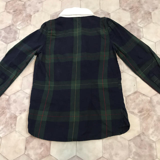 Ralph Lauren(ラルフローレン)のラルフローレン  キッズ　120 チェック　ブラウス キッズ/ベビー/マタニティのキッズ服女の子用(90cm~)(ブラウス)の商品写真