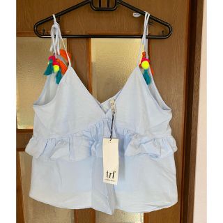 ザラ(ZARA)の新品タグZARAザラAラインフレアキャミソール大きいサイズ体型カバー(キャミソール)