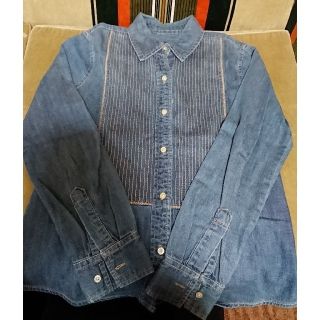 ギャップ(GAP)のGAP レディース デニムシャツ タンガリーシャツ(シャツ/ブラウス(長袖/七分))