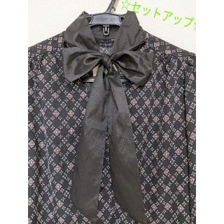 ダブルクローゼット(w closet)の☆お値下げ致しましたエスニックタイル柄セットアップ（ダブルクローゼット）(セット/コーデ)