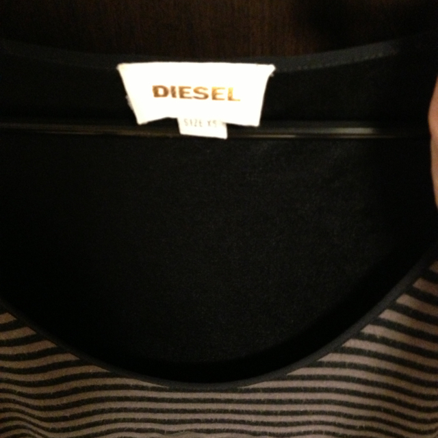 DIESEL(ディーゼル)のDIESEL☆ボーダーワンピース レディースのワンピース(ミニワンピース)の商品写真