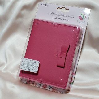 エレコム(ELECOM)の電子辞書ケース　サフィアーノ調レザー ピンクリボン(電子ブックリーダー)