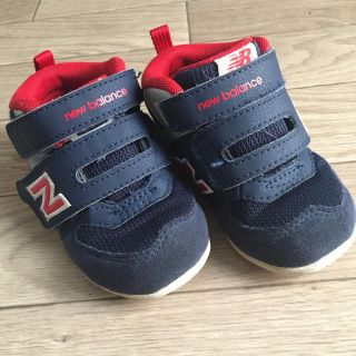 ニューバランス(New Balance)の最終値下げ！ニューバランス　12.5センチ　ネイビー&レッド(スニーカー)