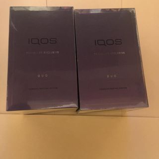 アイコス(IQOS)の空港限定 アイコス 3DUO イリディセント パープル 2個 新品未開封(タバコグッズ)