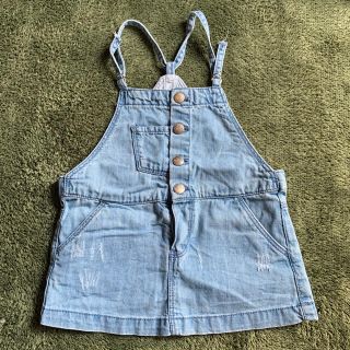 ザラ(ZARA)の最終値下げ‼︎zara baby デニムワンピース 80(ワンピース)