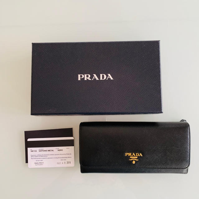 正規品✨PRADAサフィアーノレザー財布✨