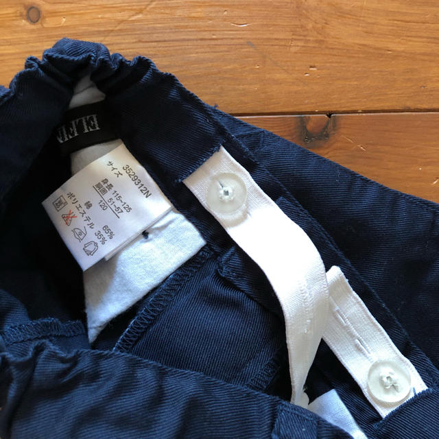紺半ズボン　120 キッズ/ベビー/マタニティのキッズ服男の子用(90cm~)(パンツ/スパッツ)の商品写真