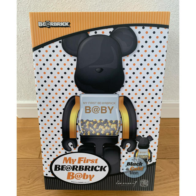 MEDICOM TOY(メディコムトイ)のBE@RBRICK BLACK & GOLD Ver.100％ & 400％ エンタメ/ホビーのフィギュア(その他)の商品写真